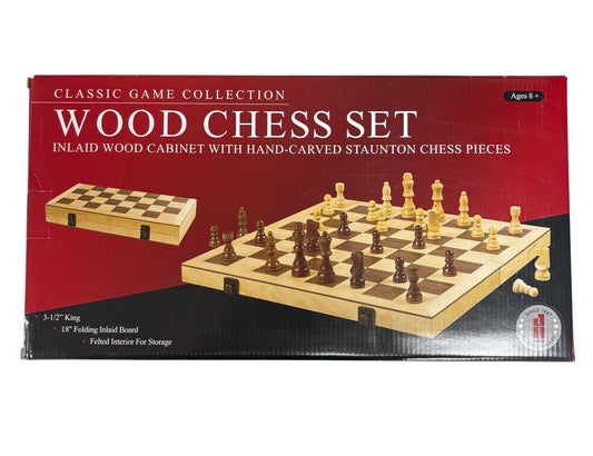 Hansen Classic Games Wooden Chess Set TM-5