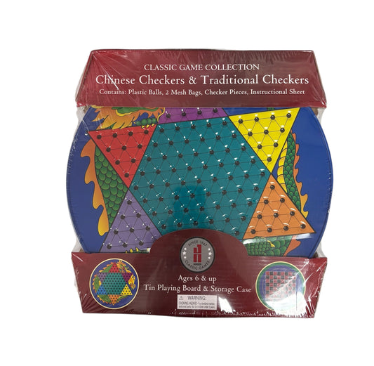 Hansen Classic Games Chinese Checkers & Traditional Checkers 103440