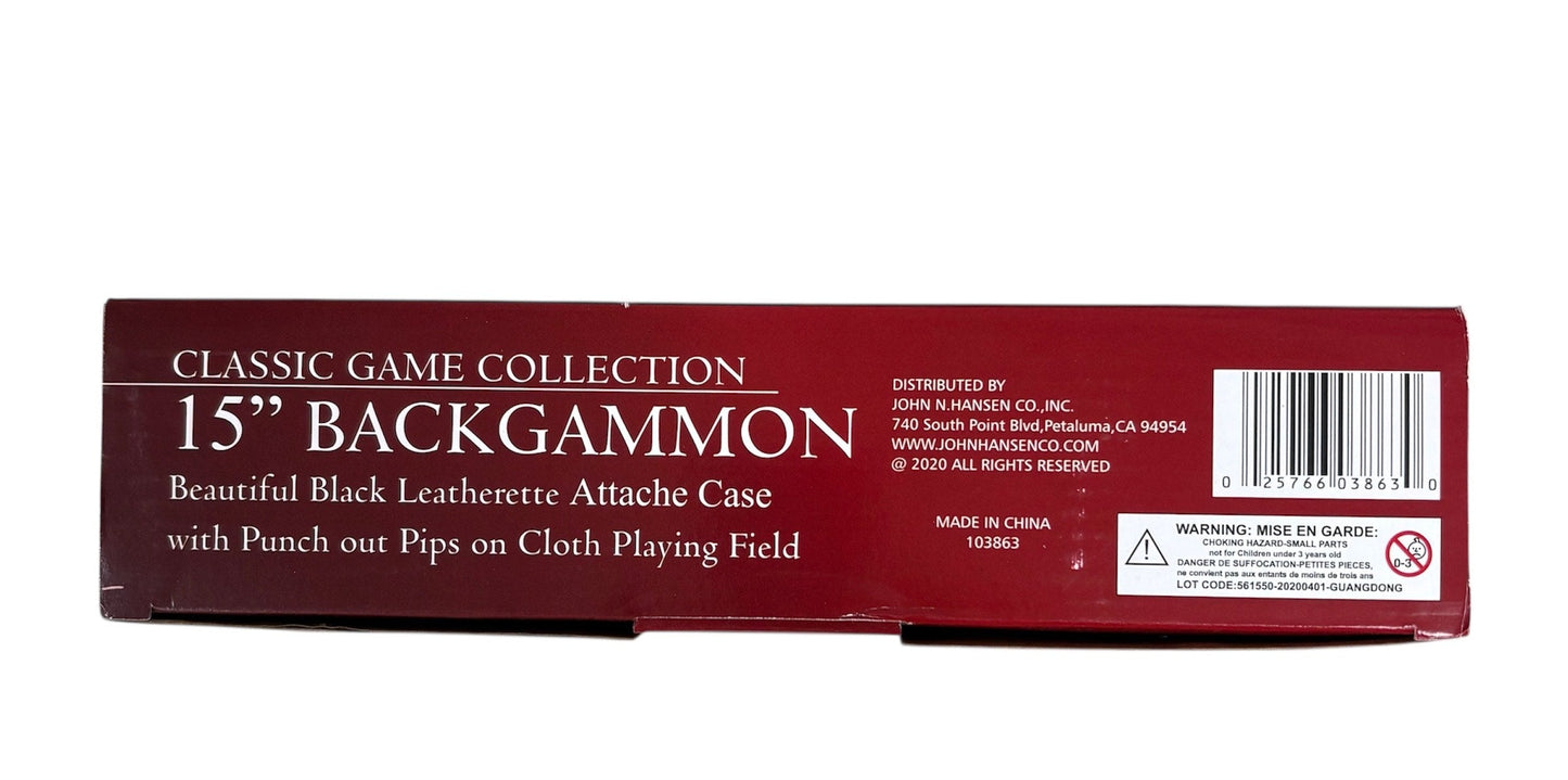 Hansen Classic Games 15" Backgammon 103863
