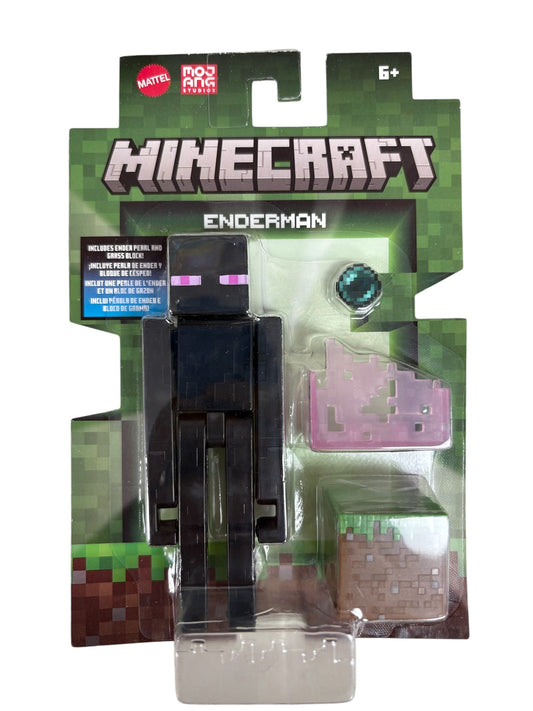 Mattel Minecraft Enderman Figure with Accessories JCN37 JCN37-9564