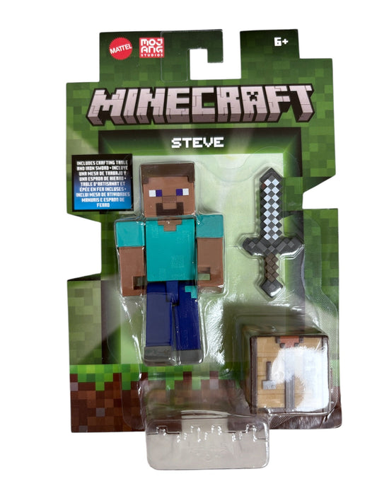 Mattel Minecraft Steve Figure with Accessories JCN28