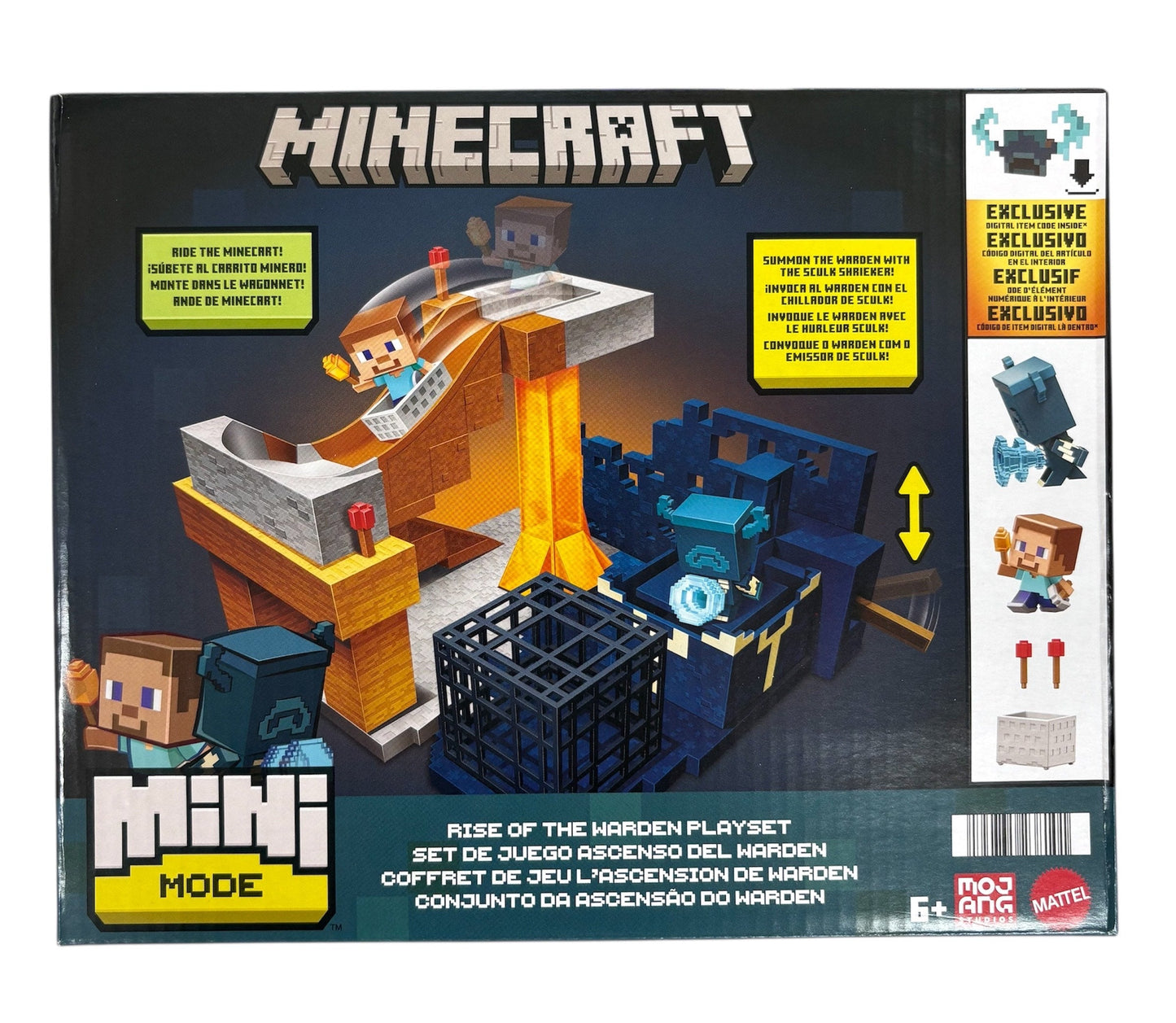 Mattel Minecraft Rise Of Warden Playset HXT72 HXT72-9564