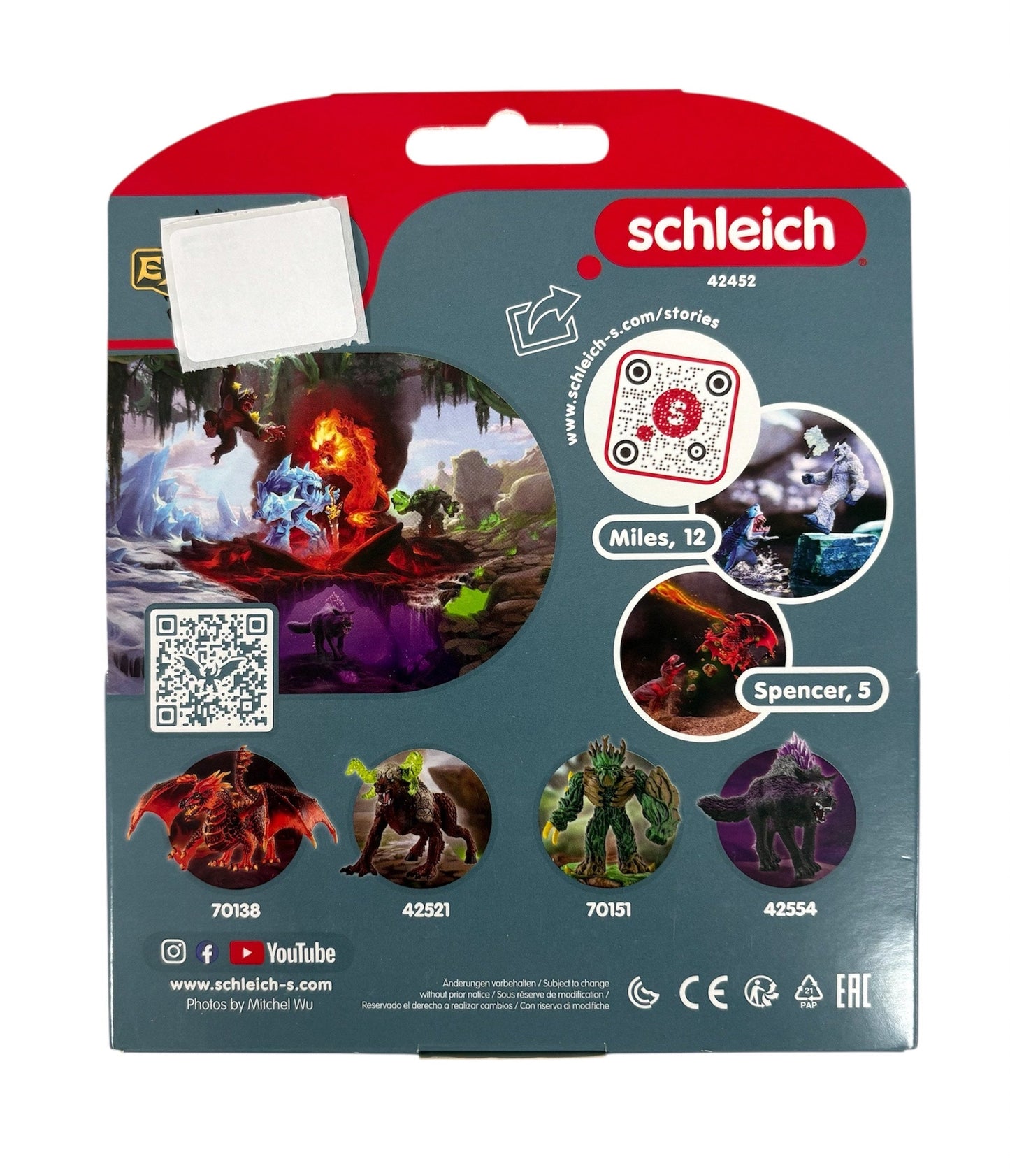 schleich Eldrador Creatures Snow Wolf 42452
