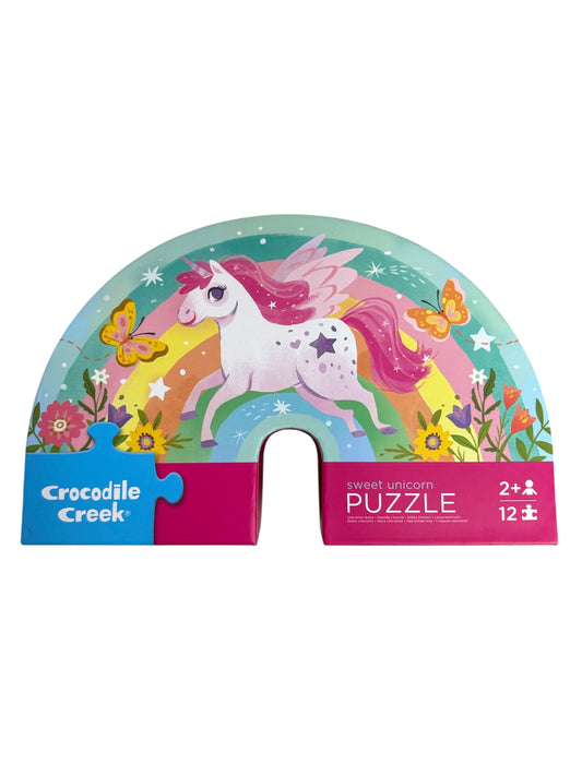 Crocodile Creek Sweet Unicorn Mini Puzzle 12 Piece 41197