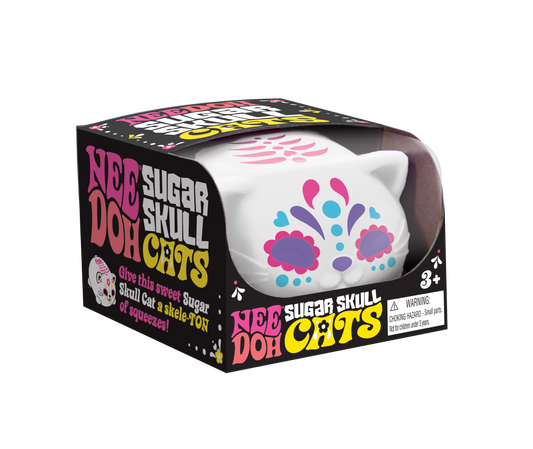 NeeDoh Sugar Skull Cats Squishy by Schylling - product photo