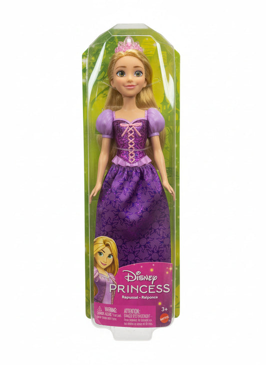 Disney Princess Rapunzel doll in packaging on a white background