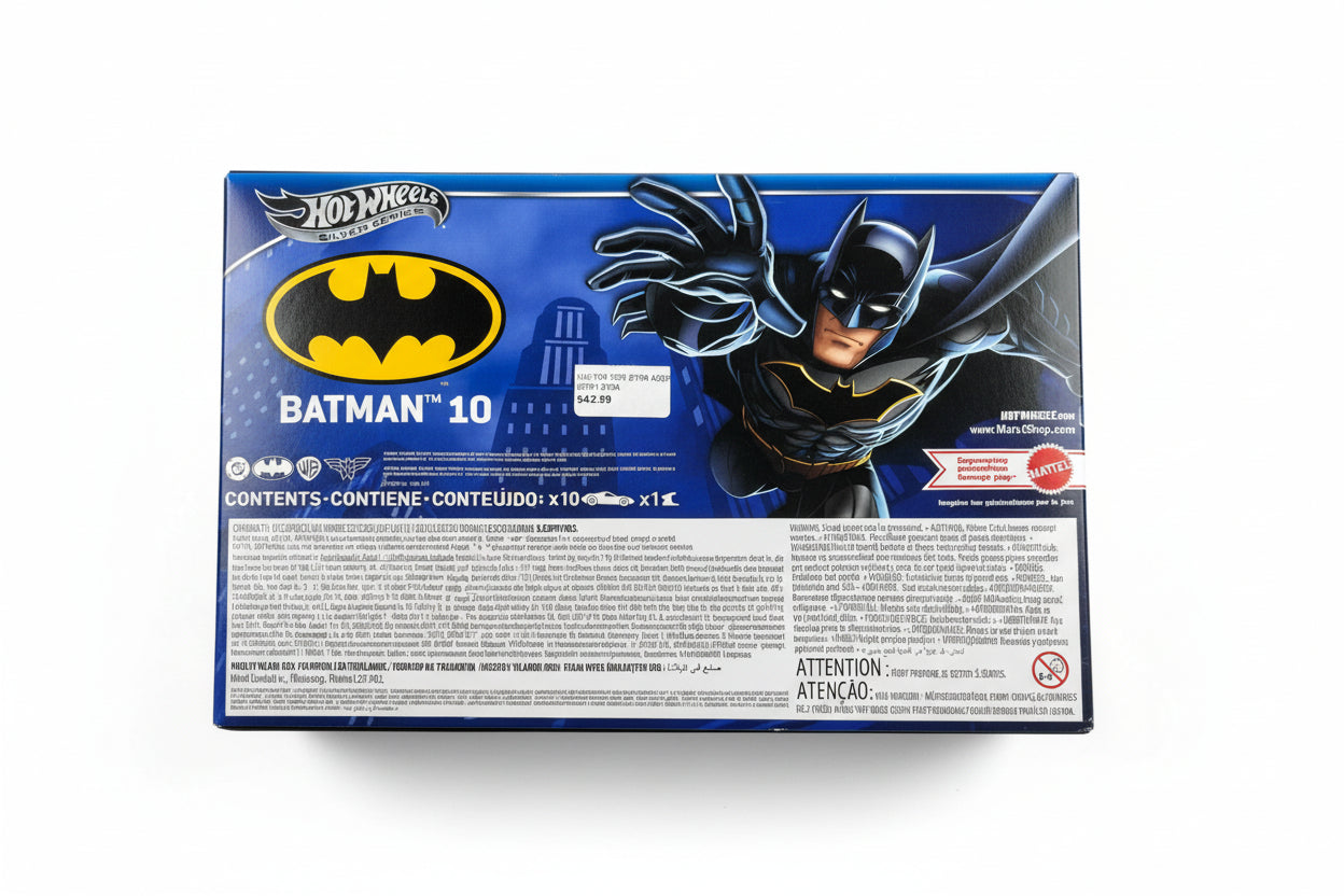 Mattel Hot Wheels Batman-Themed 10-Pack JCT91