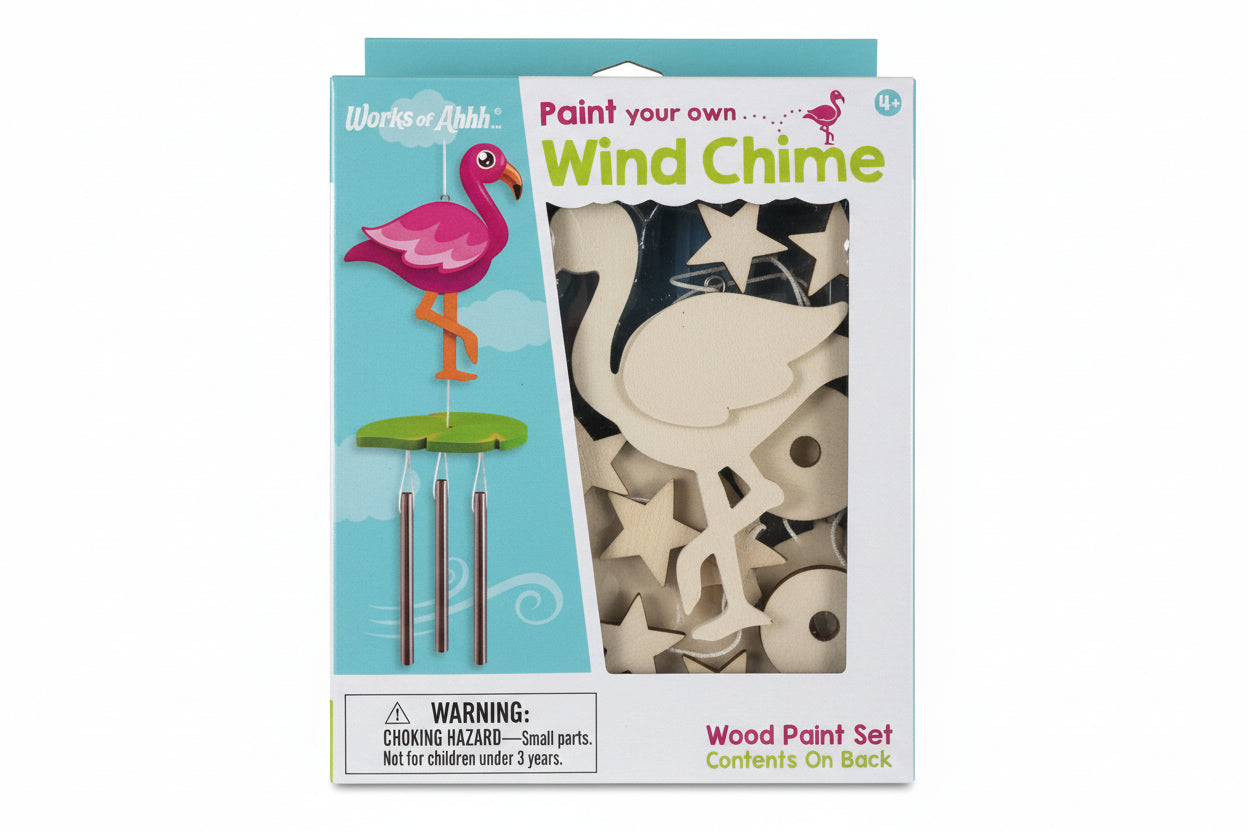 Masterpieces Pu Paint Your Own Small Flamingo Wind Chime #22125