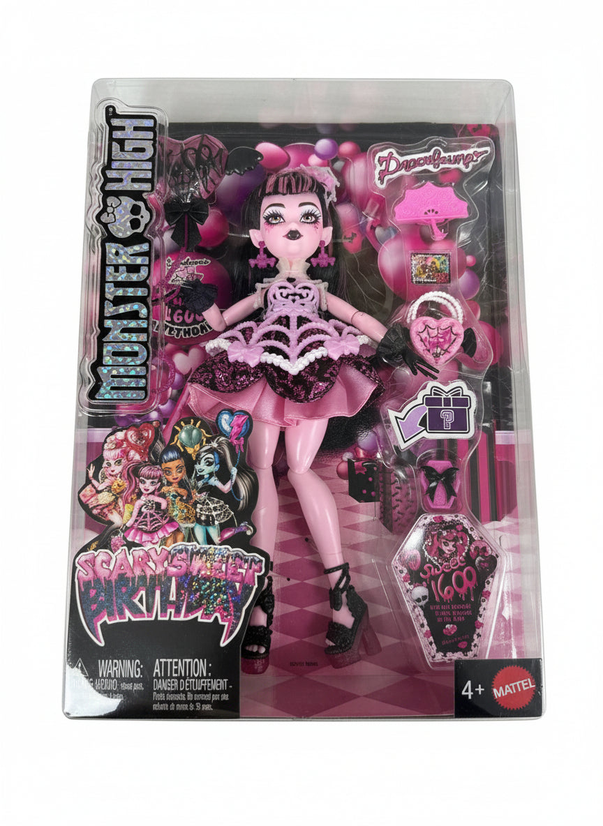 Mattel Monster High Scary Sweet 1600 Birthday Draculaura JBG74