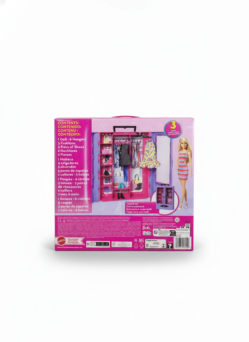 Mattel Barbie Ultimate Closet Doll and Playset HJL66 HJL66-9565