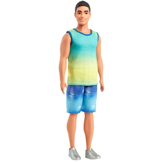 Barbie Fashionistas Ken Doll #236 in Ombre Tank and Shorts (HYV00)
