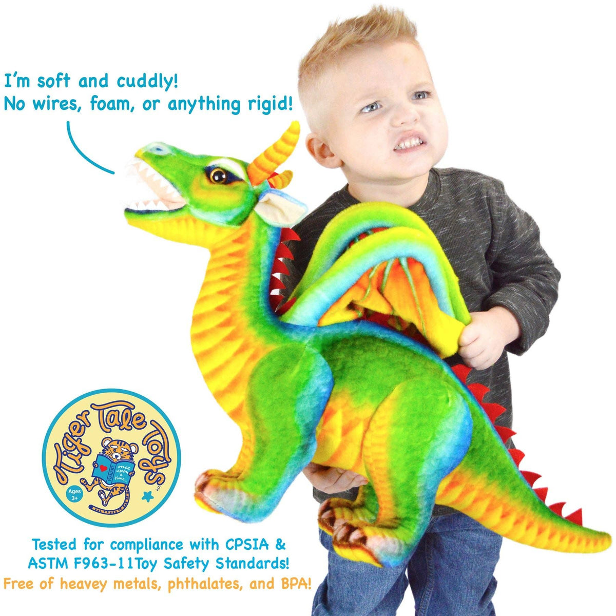 TigerHart Drevnar the Dragon 29-inch plush