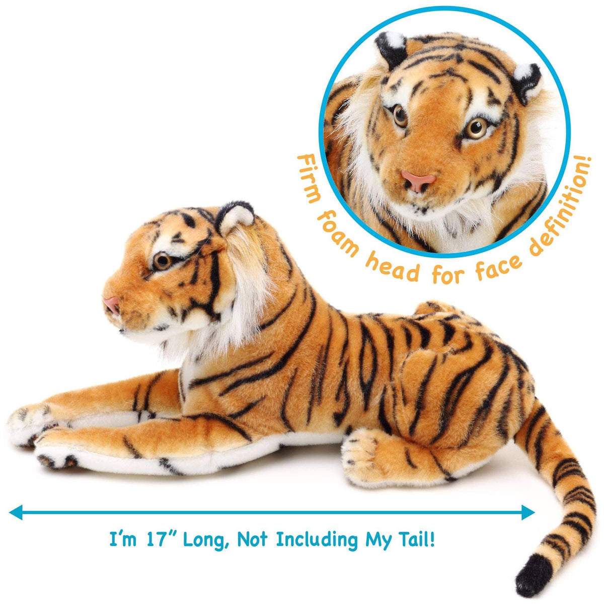 TigerHart Arrow the Tiger 17-inch plush