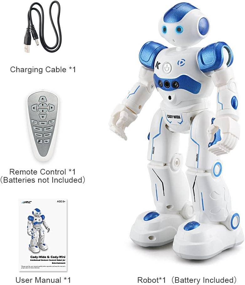 RC Robot w/Sensors and Remote Blue: Pink
