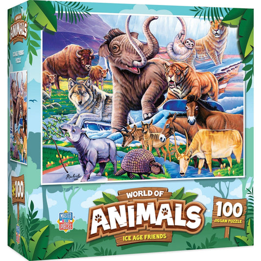 MasterPieces World of Animals - Ice Age Friends 100 Piece Puzzle (12313)
