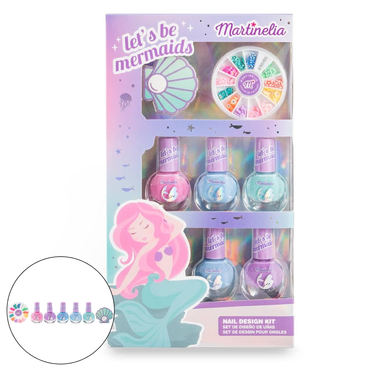 Martinelia Let's Be Mermaids Nail Design Kit