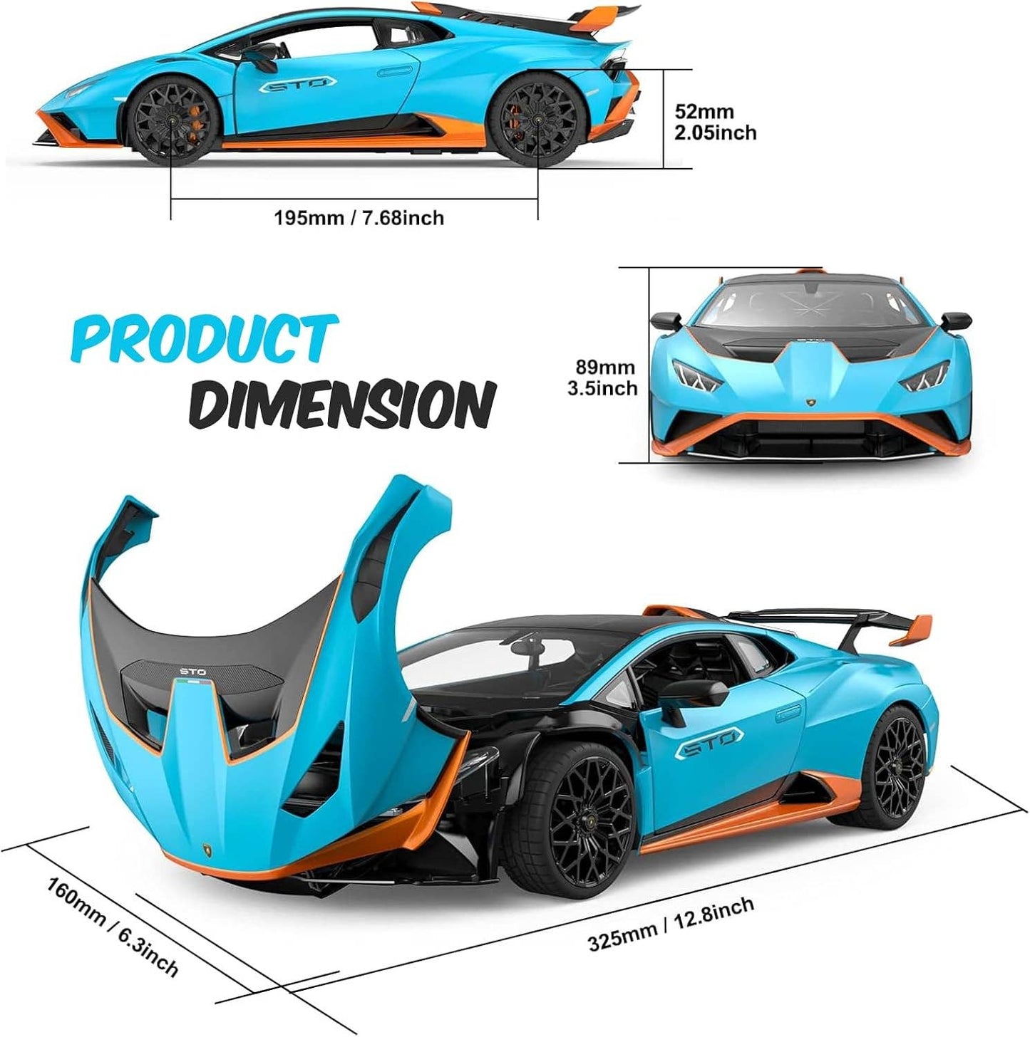 1:14 RC Lamborghini Huracan STO Remote Control Sports Car