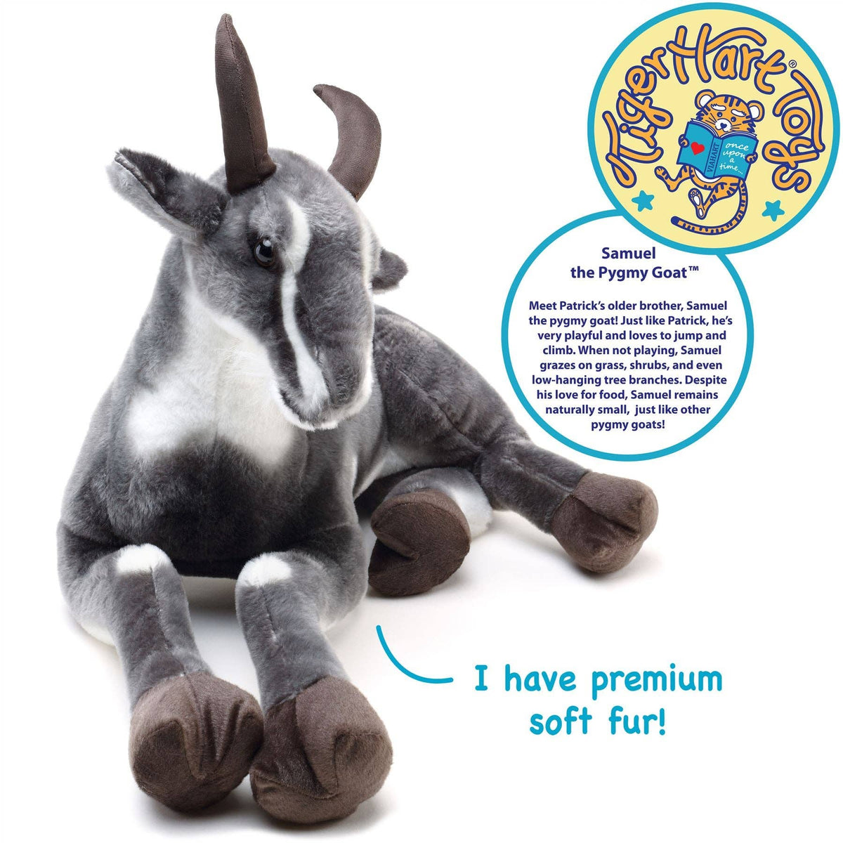 TigerHart Samuel the Pygmy Goat 27-inch plush