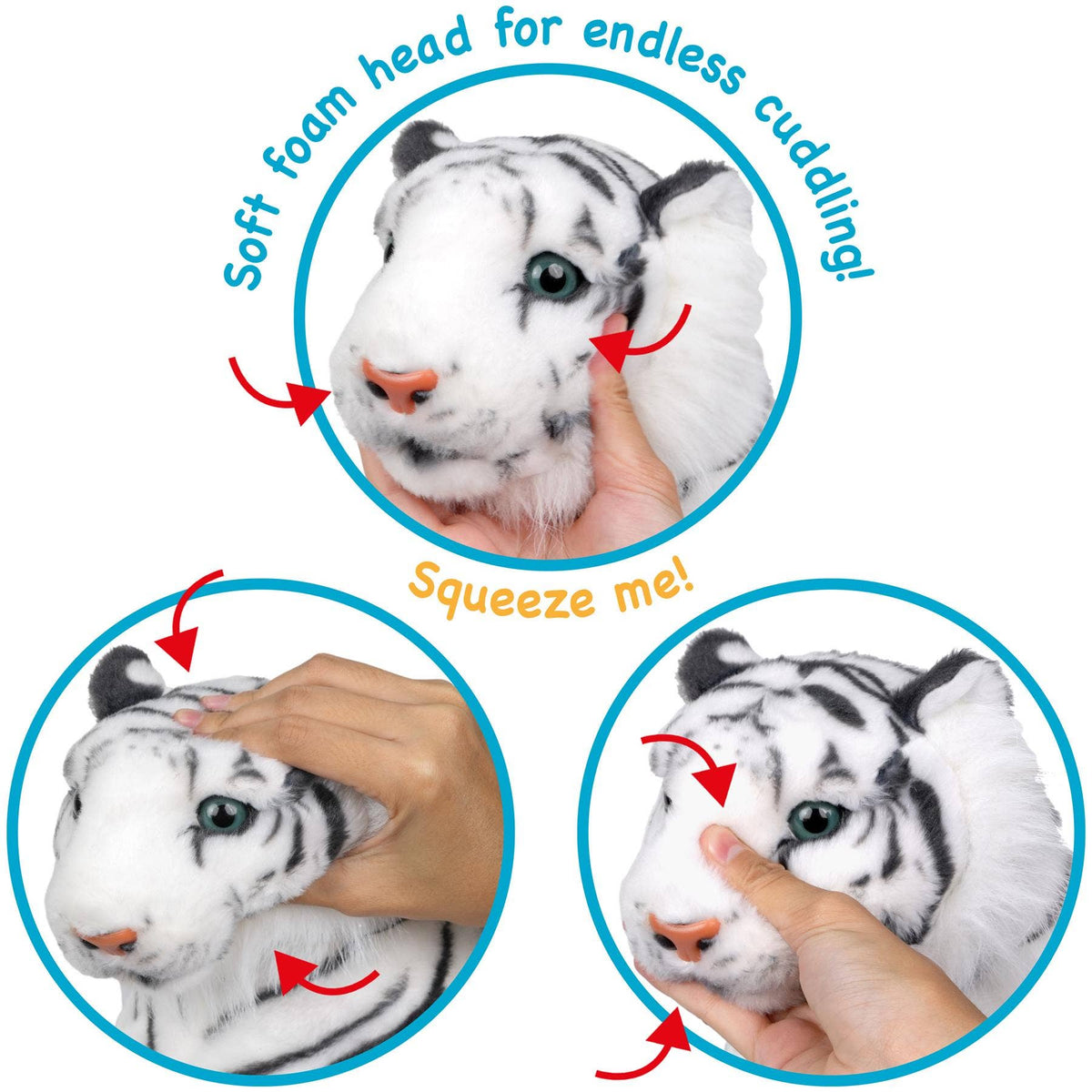 TigerHart Saphed the White Tiger 17-inch plush