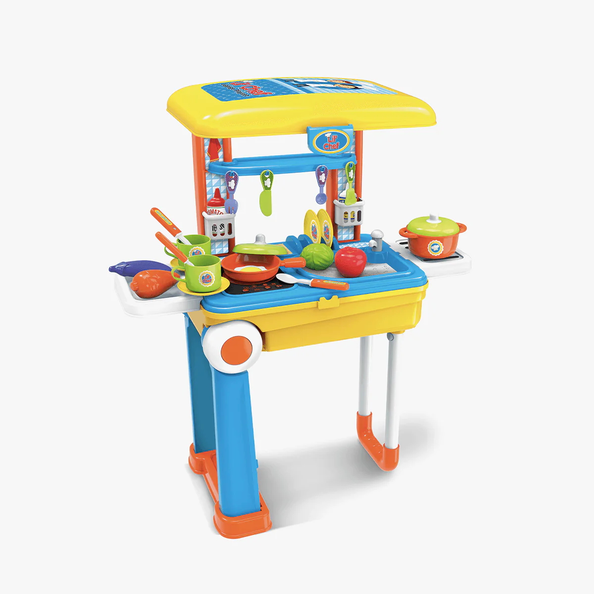 37 Piece Lil Chef Boys Mobile Suitcase Luggage Kids Playset