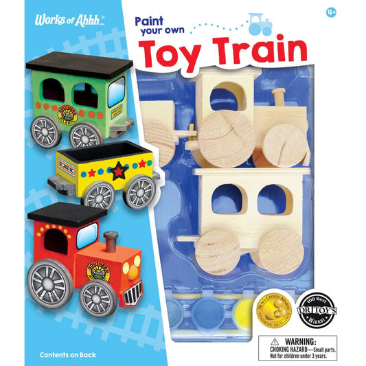 MasterPieces Toy Train Wood Craft & Paint Kit (21417)