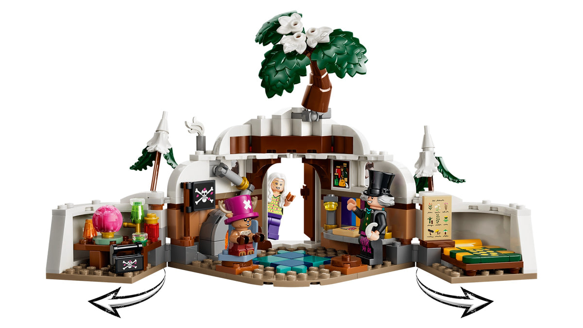 LEGO One Piece Dr. Hiriluk's Hideout (75641) detail view