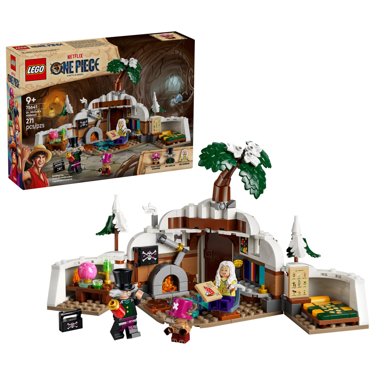 LEGO One Piece Dr. Hiriluk's Hideout (75641) box