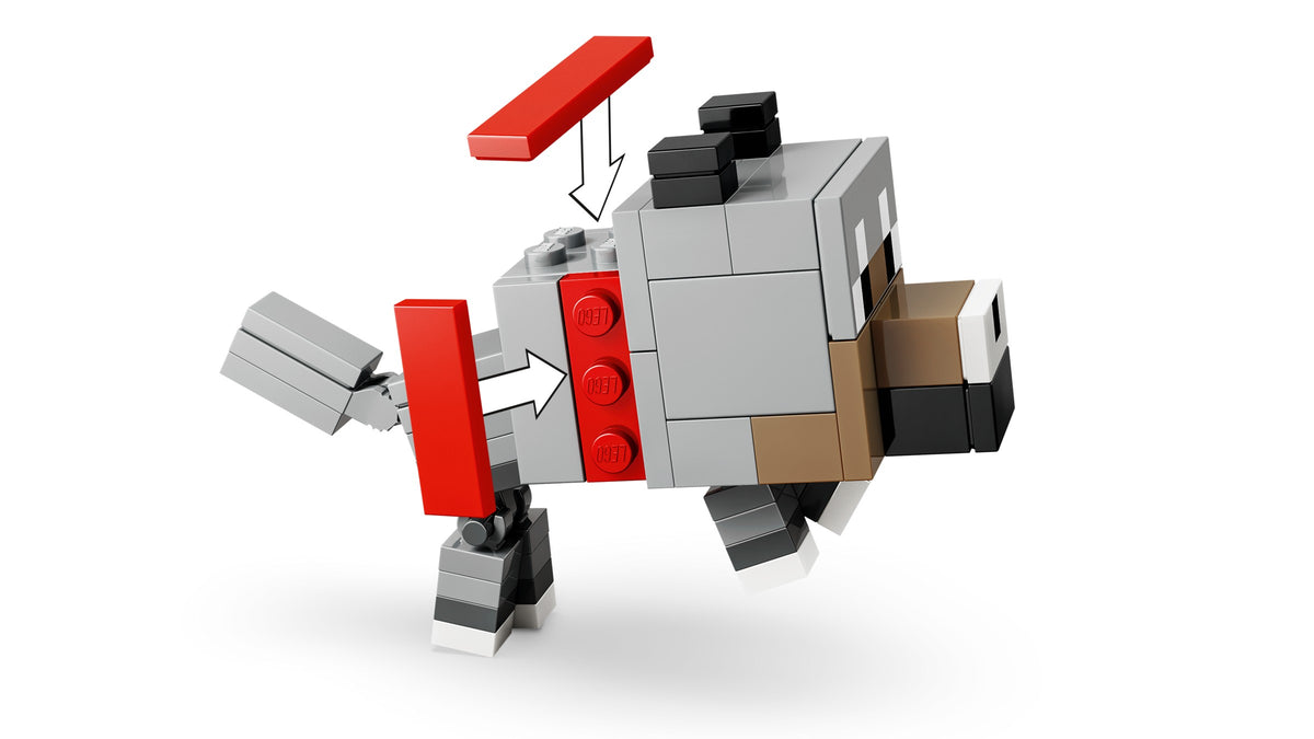 LEGO Minecraft Chicken Jockey Desert Attack (21592) detail view