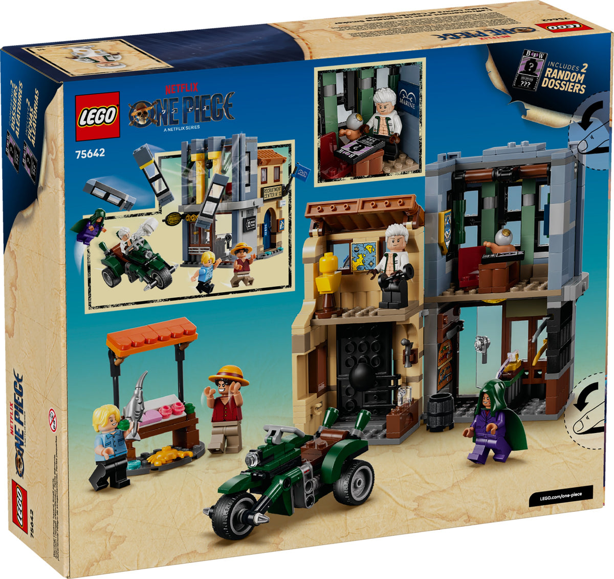 LEGO One Piece Showdown with Captain Smoker (75642) box