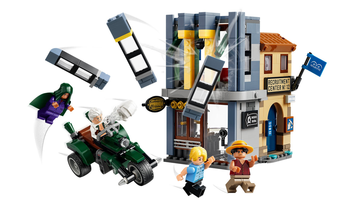 LEGO One Piece Showdown with Captain Smoker (75642) detail view