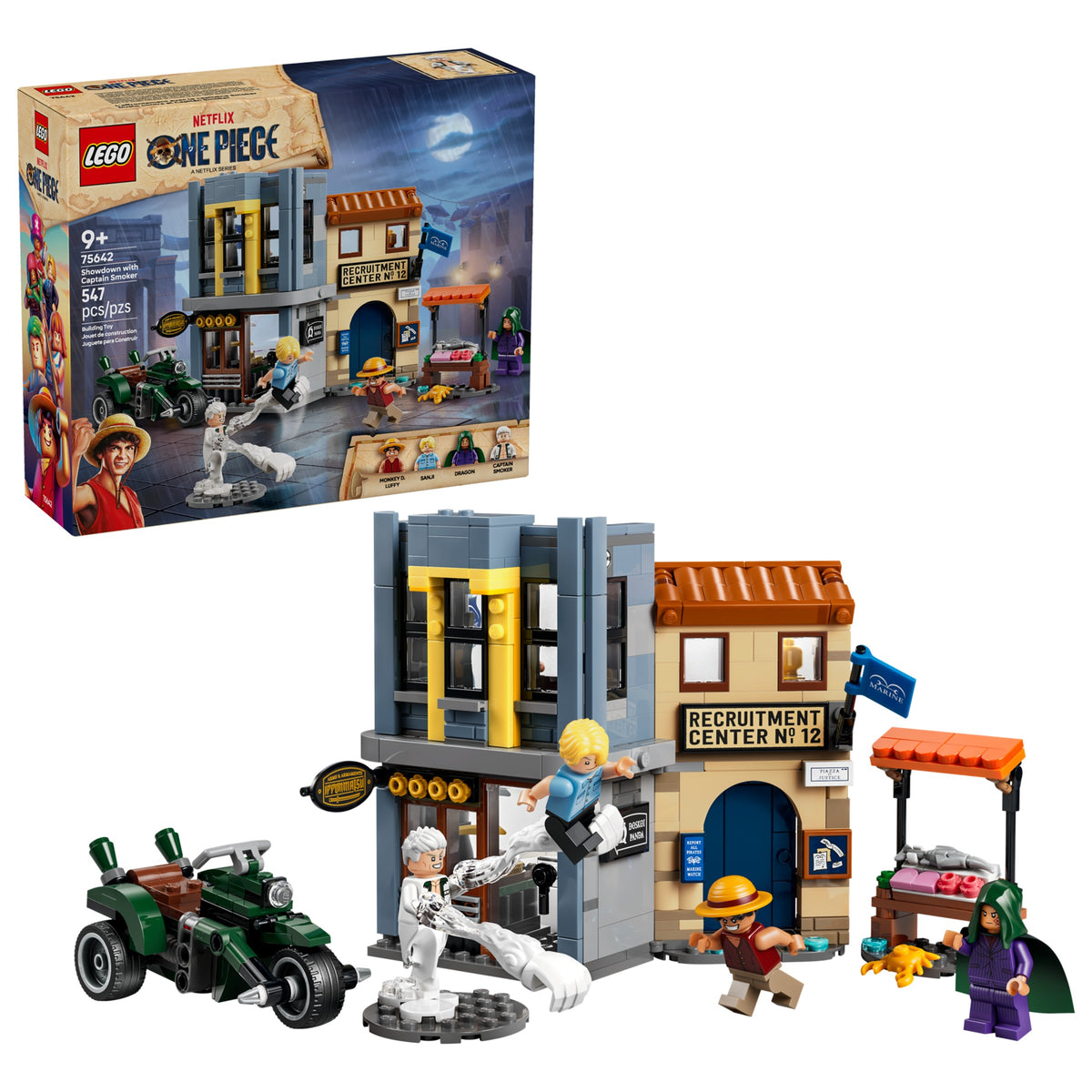LEGO One Piece Showdown with Captain Smoker (75642) box