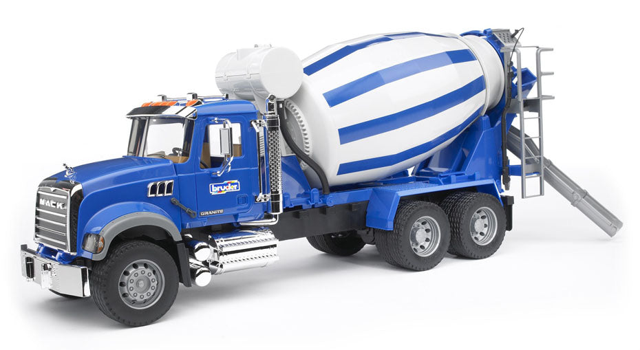 Bruder MACK Granite Cement Mixer Truck (02814) — view 3