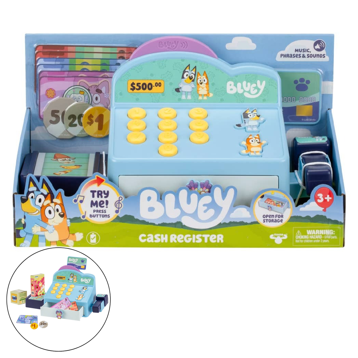 Moose Toys Bluey Cash Register