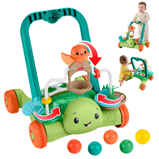 Fisher-Price Moves With You Turtle Baby Walker (JKD63)