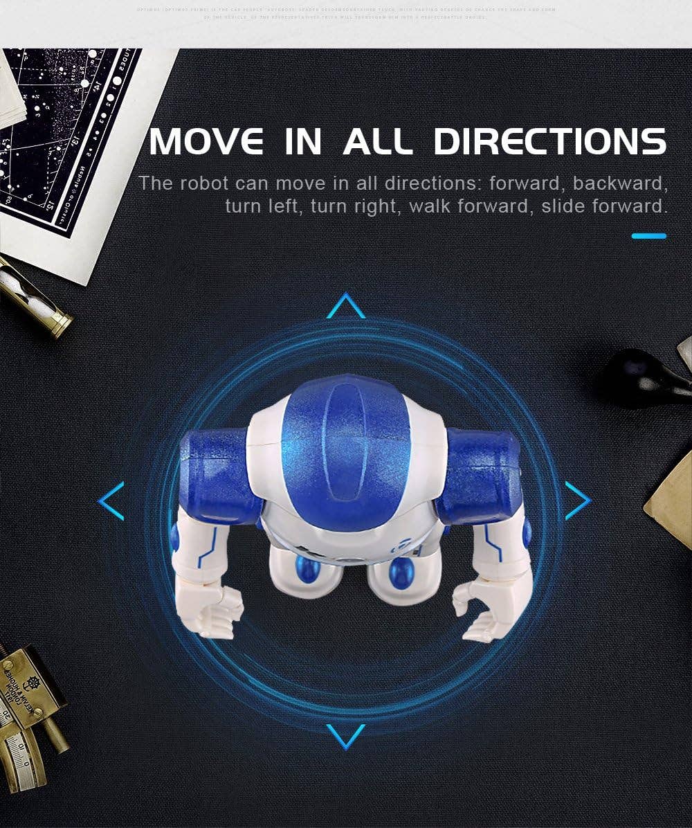 RC Robot w/Sensors and Remote Blue: Pink