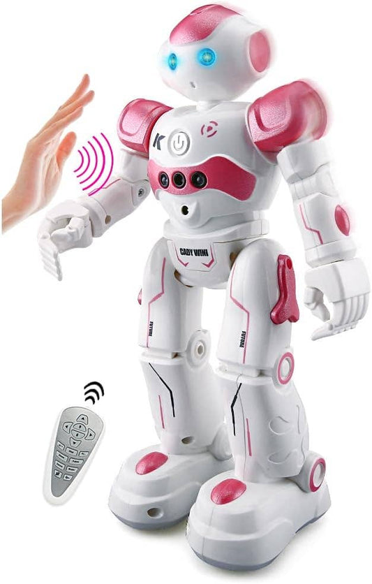 RC Robot w/Sensors and Remote Blue: Pink
