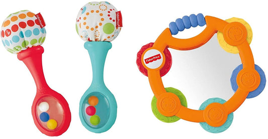 Fisher-Price Tambourine & Maracas Baby Gift Set (DPY77)