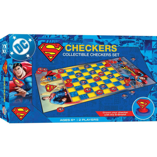 MasterPieces Superman Checkers Board Game (42556)