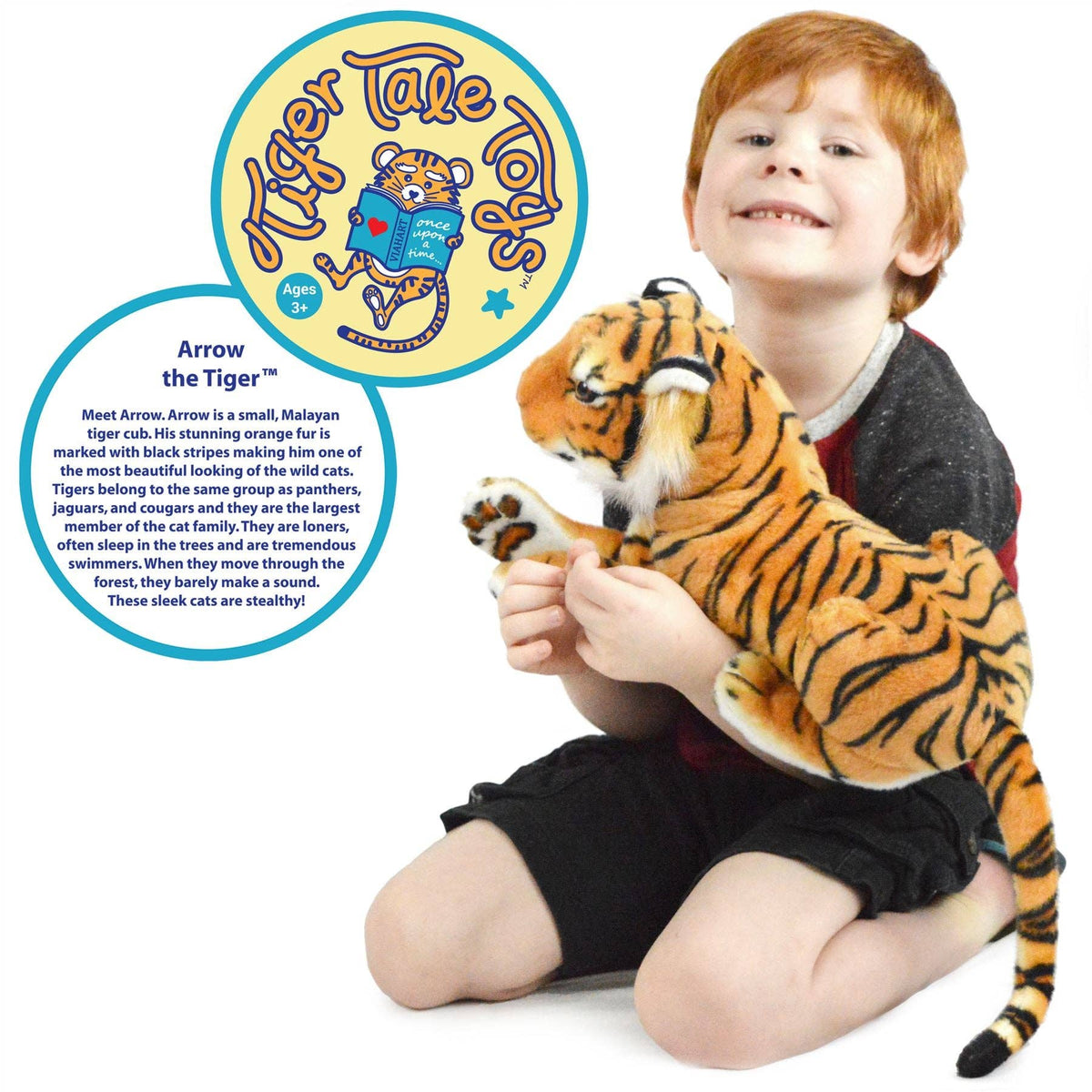 TigerHart Arrow the Tiger 17-inch plush