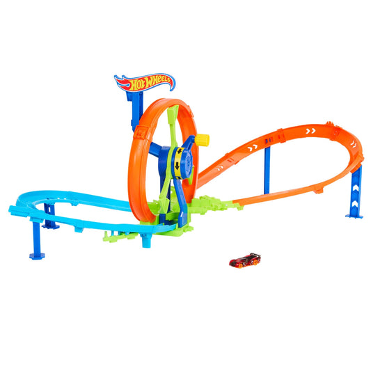 Hot Wheels Rapid Launch & Loop Playset with Car (JBX65)