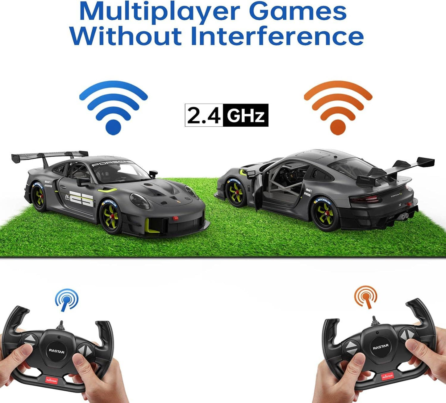 1:14 Scale RC Porsche 911 GT2 RS Remote Control Sports Car