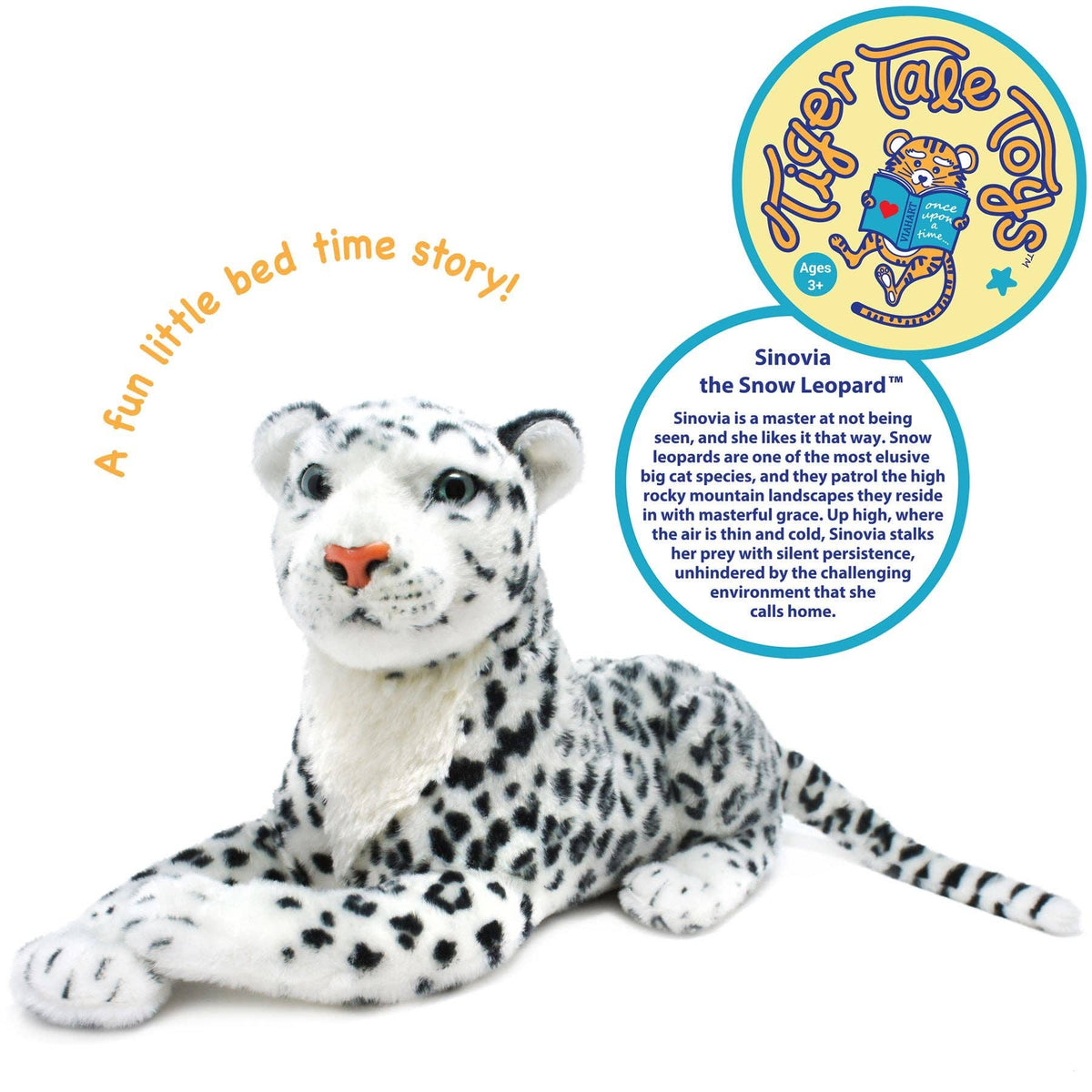 TigerHart Sinovia the Snow Leopard 17-inch plush