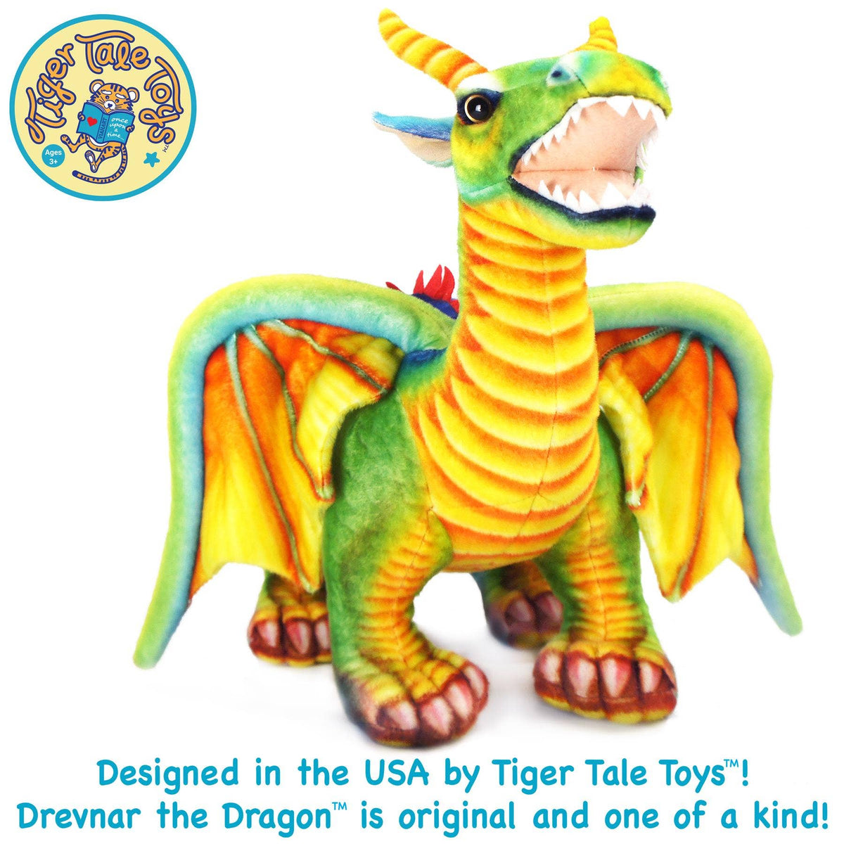 TigerHart Drevnar the Dragon 29-inch plush