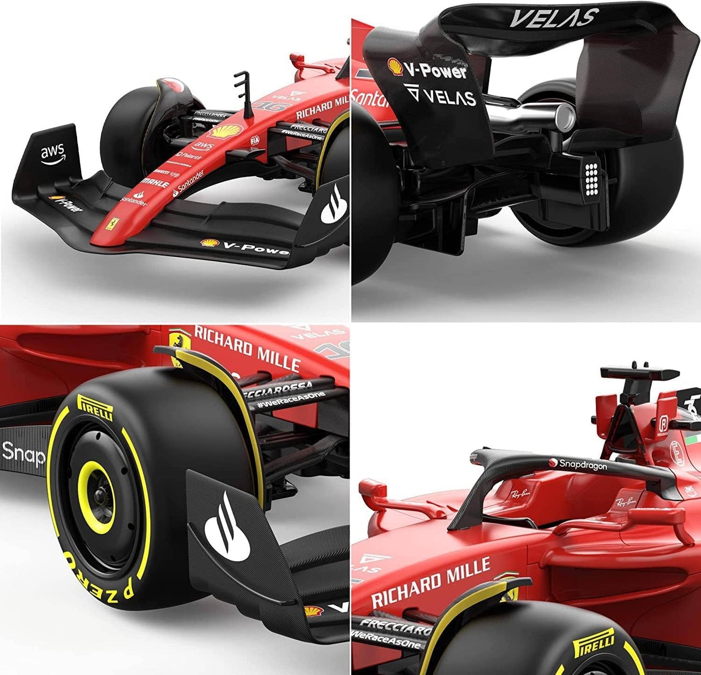 1:12 Scale Ferrari F1-75 F1 Remote Control RC Car
