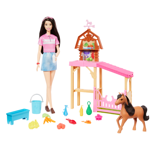 Barbie Mysteries The Great Horse Chase Stable Playset (HXJ40)