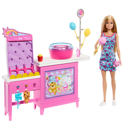Barbie Beach Detectives Malibu Doll and Game Booth (JFV67)