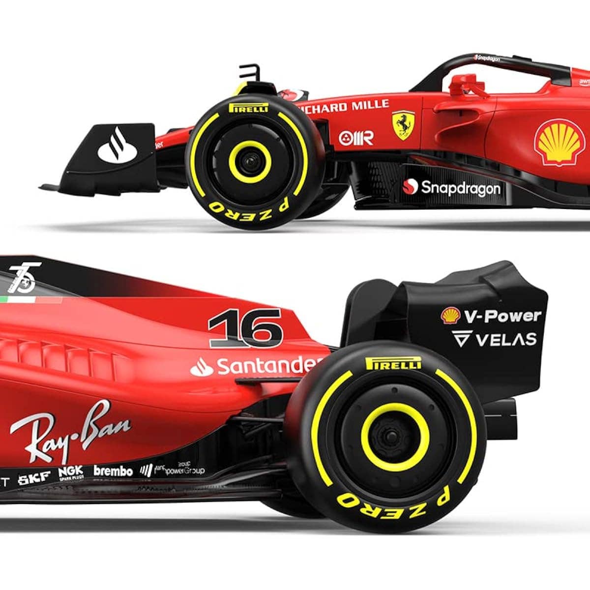 1:12 Scale Ferrari F1-75 F1 Remote Control RC Car
