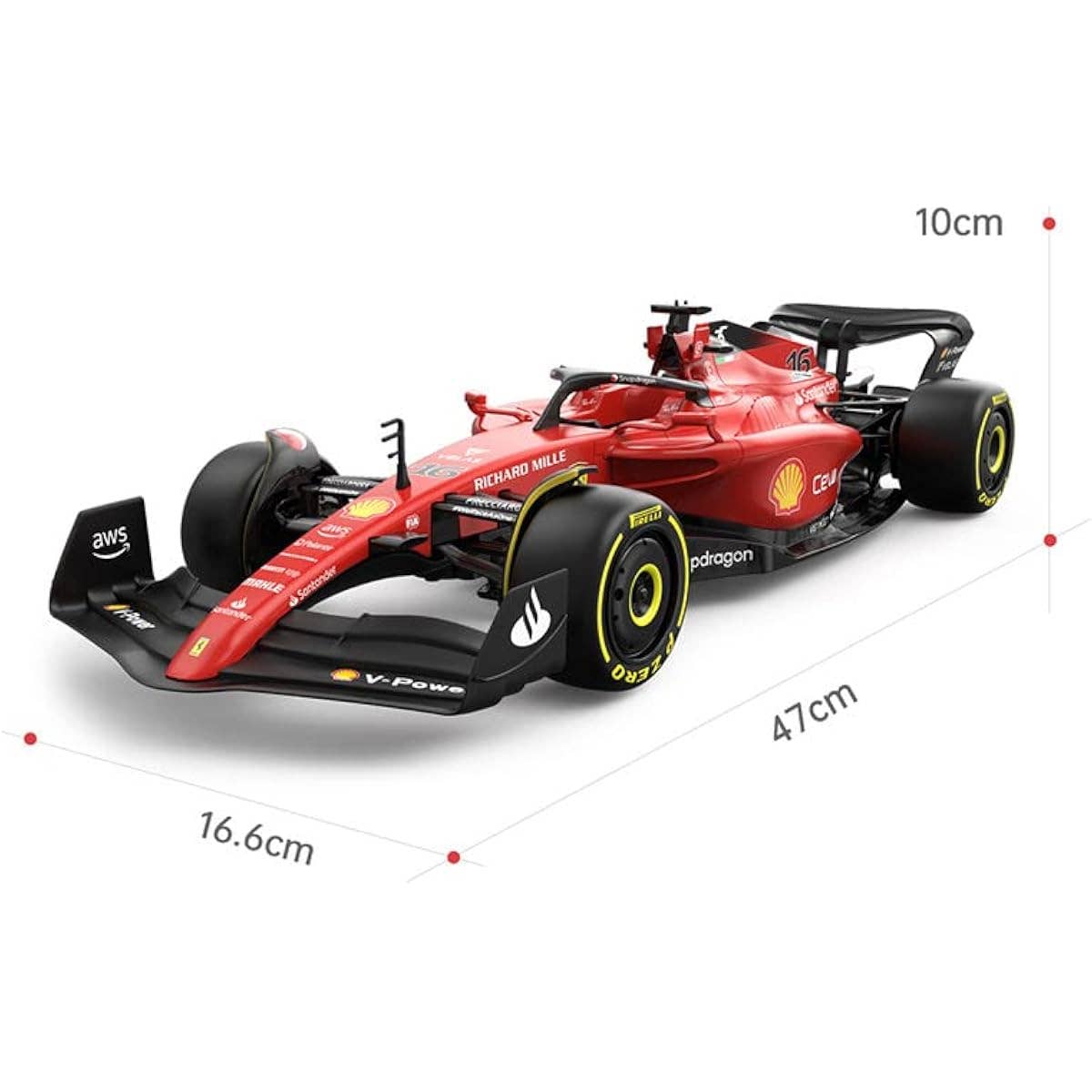 1:12 Scale Ferrari F1-75 F1 Remote Control RC Car