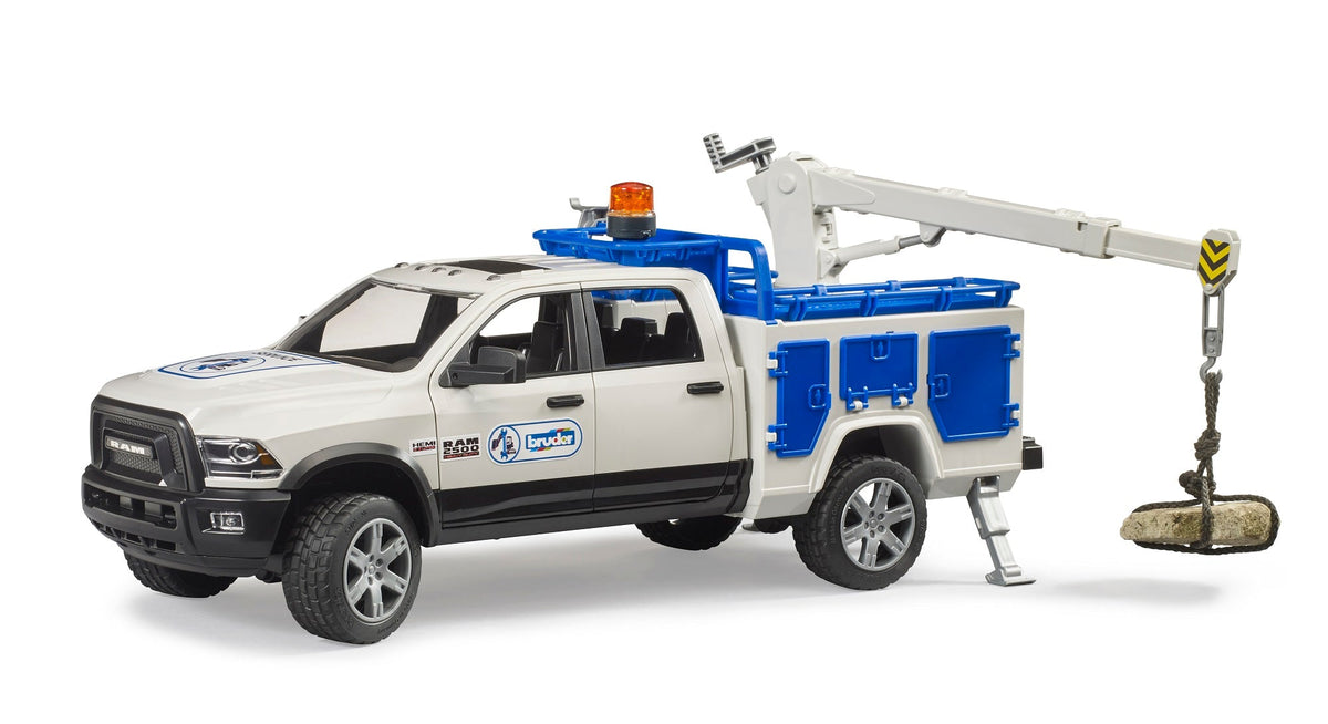 Bruder RAM Service Truck with Crane and Rotating Beacon Light 02509 (02509) — view 5