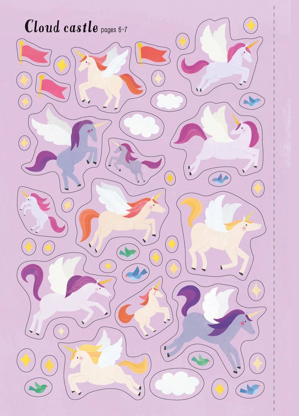 Little First Stickers Unicorns : Usborne